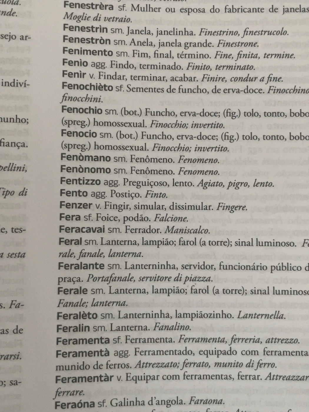 Por dentro do livro · Palavras em F